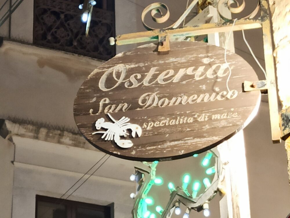 Osteria San Domenico - L'Insegna