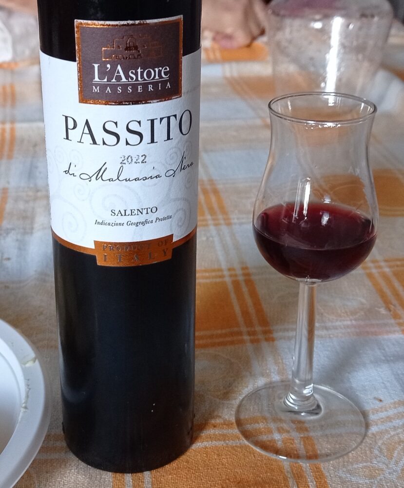 Passito di Malvvasia nera Salento Igp 2022 L'Astore Masseria