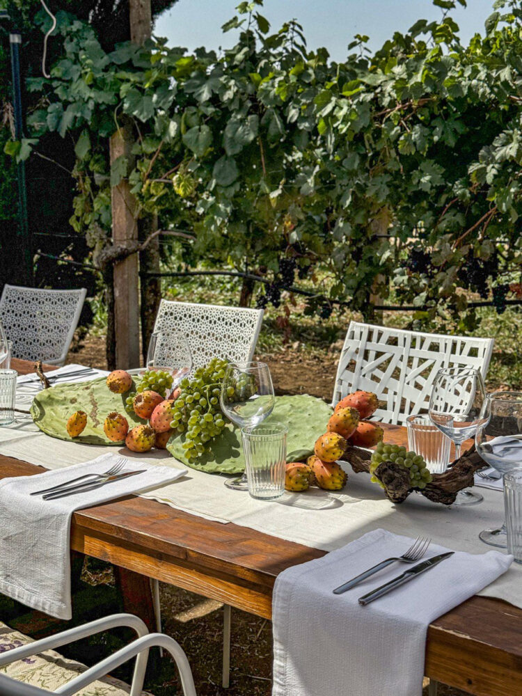 Tavolo pranzo - Scompiglio Wine