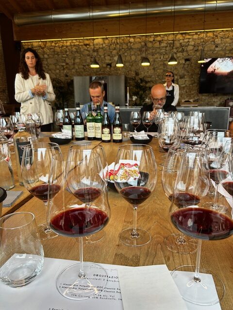 Degustazione dei vini Farina Wines, insieme all'enologo Andrea Zerman e al professor Maurizio Ugliano