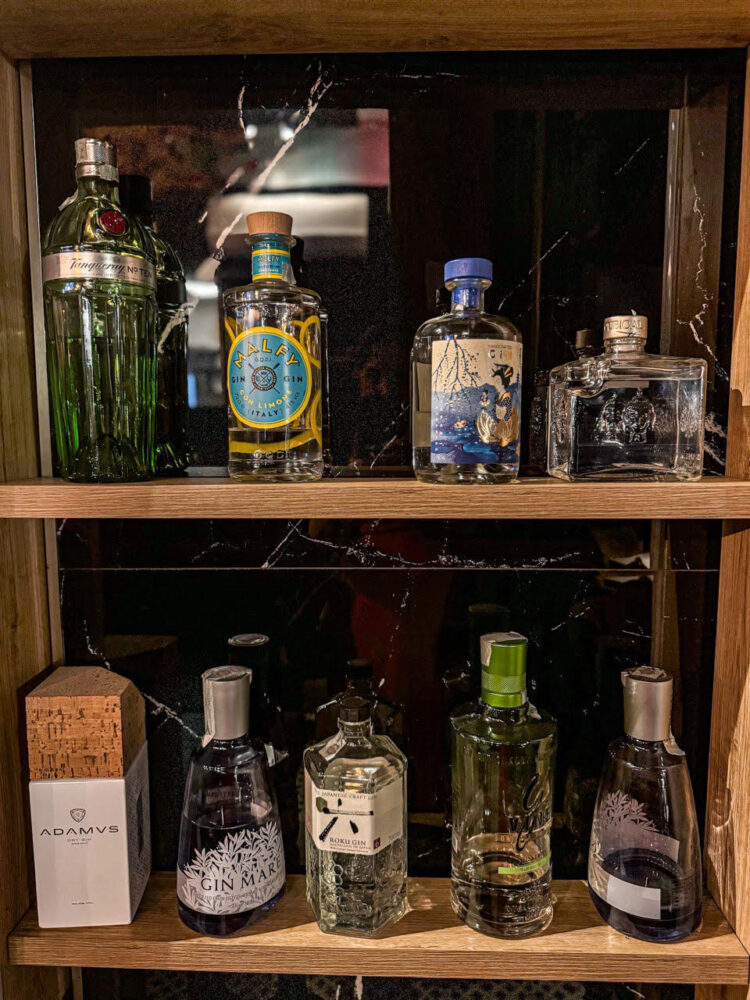 Gin selection - I love Tartare Fish Bar, pescato d’Amare