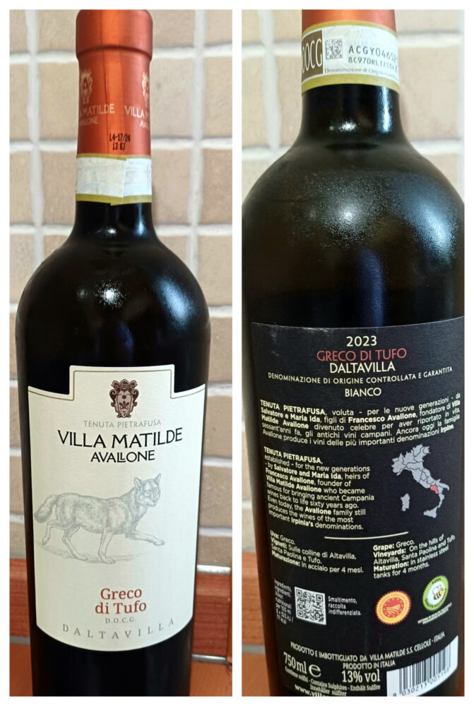 Greco di Tufo Daltavilla 2023 docg