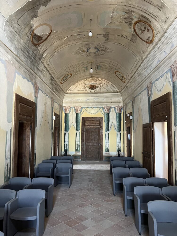 Sala piano superiore del Castello di Gesualdo