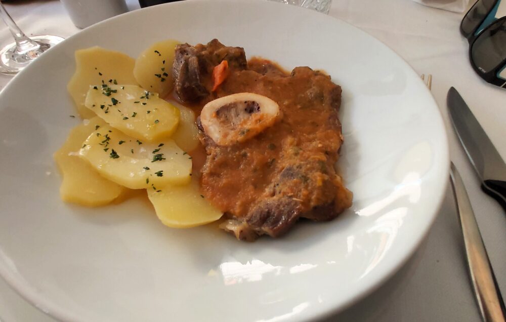 Osteria Due Cuori ossobuco tradizionale