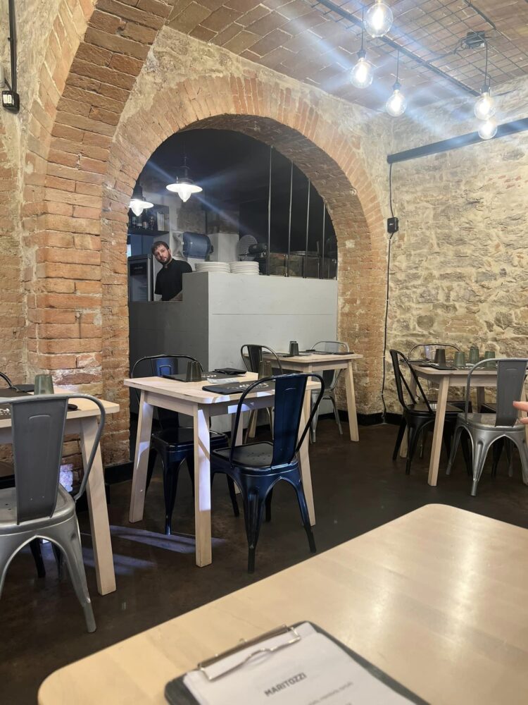 Da Andrea, Pizza Contemporanea - La sala interna