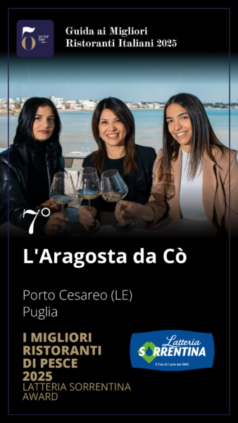 7 L'Aragosta da Cò - Porto Cesareo (LE), Puglia