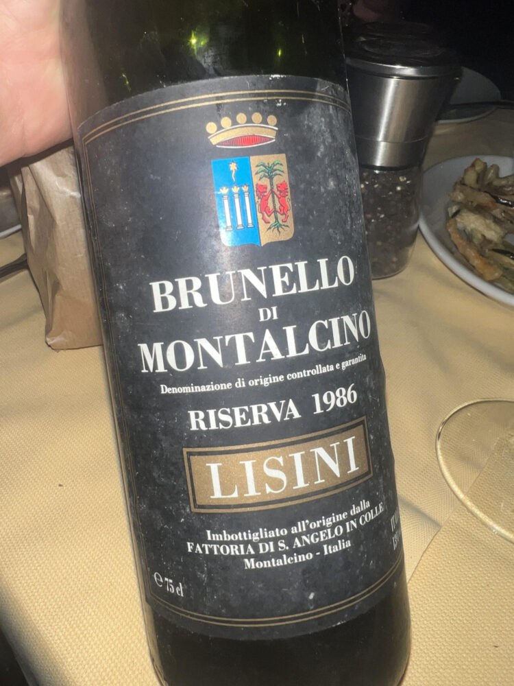 Brunello di Montalcino 1986 di Lisini