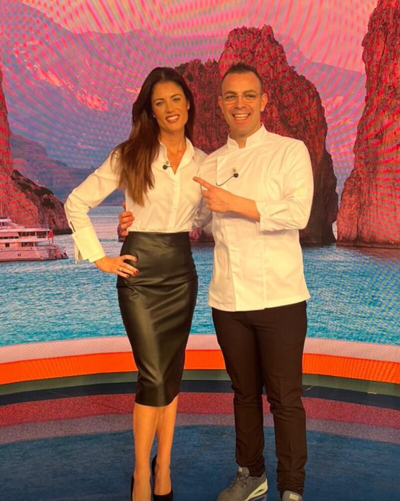 Chef Pasquale Rinaldo a Uno Mattina con Daniela Ferolla