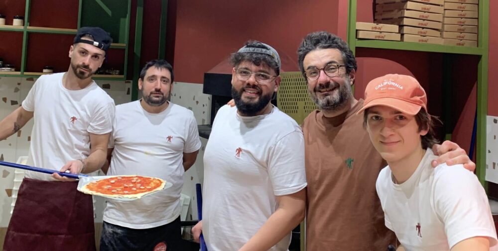 Stratto Pizza, Giuseppe Boccia con la squadra