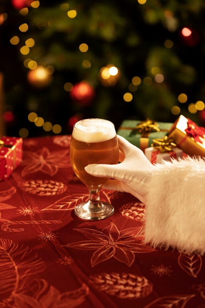 Le birre di Natale - Foto Stock