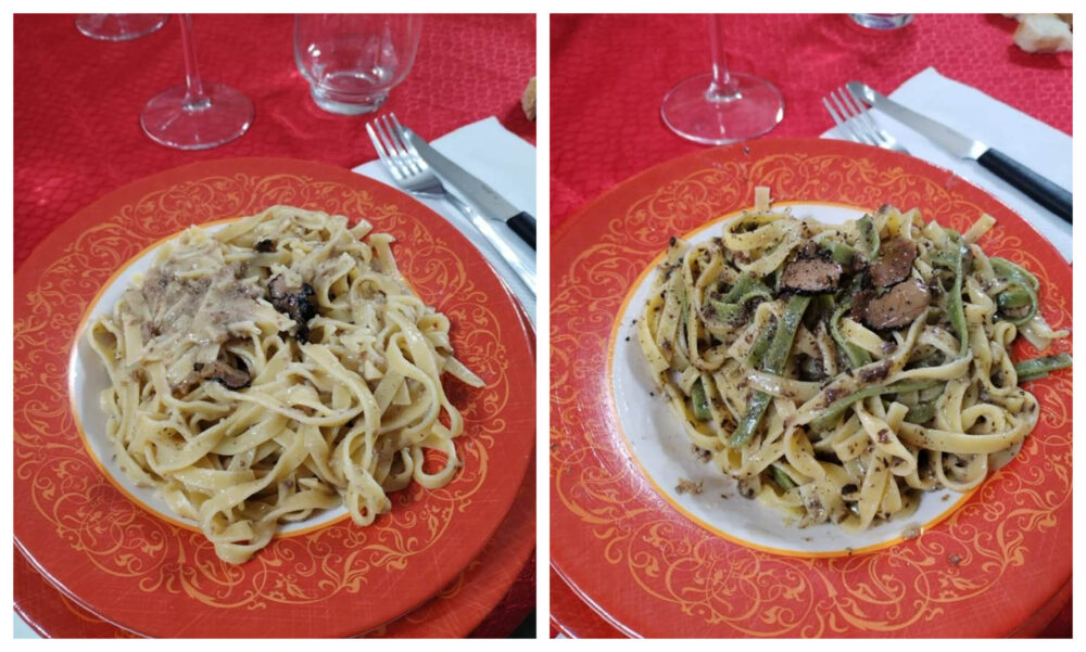 tagliatelle con tartufo