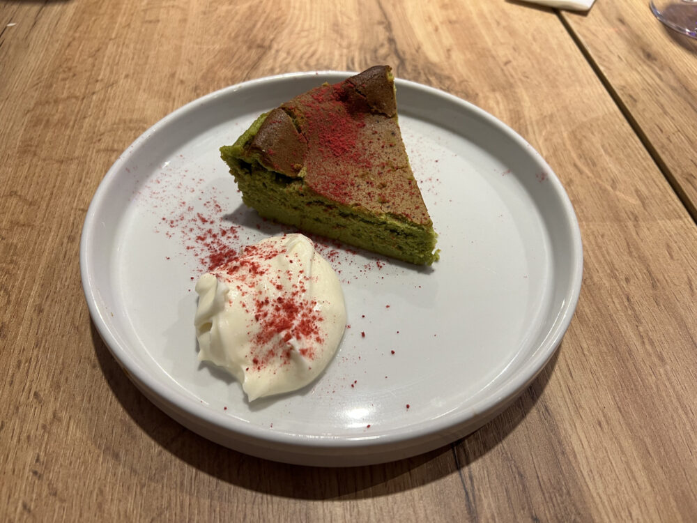 Pizza Guys - cheesecake al matcha