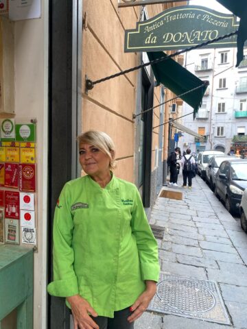 L’uomo cucina, la donna nutre – 21 Marilena Amoroso dell’Antica Trattoria e Pizzeria Da Donato a Napoli